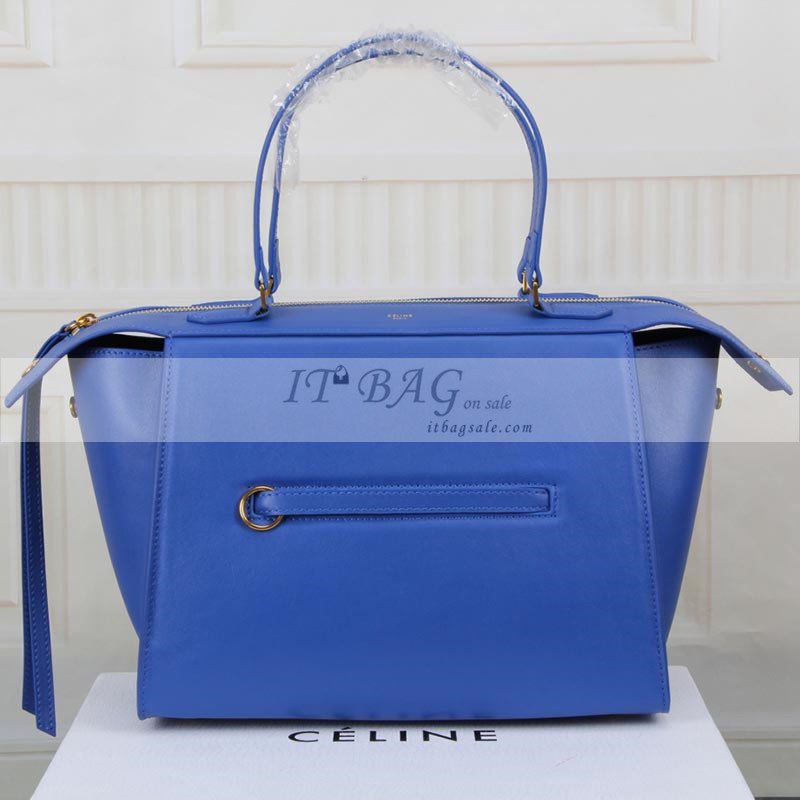 Celine piccolo sacchetto Anello in Smooth vitello Electric Blue